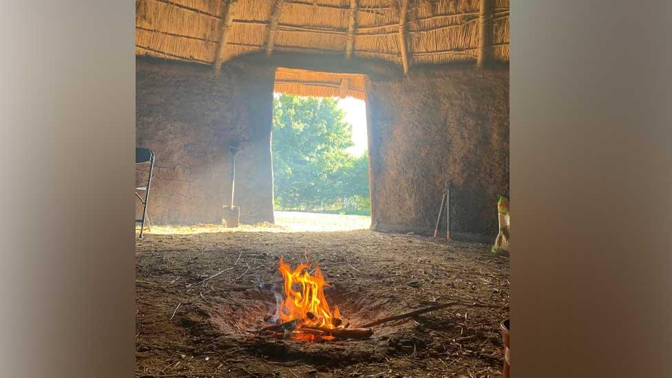 Iron Age roundhouse replica