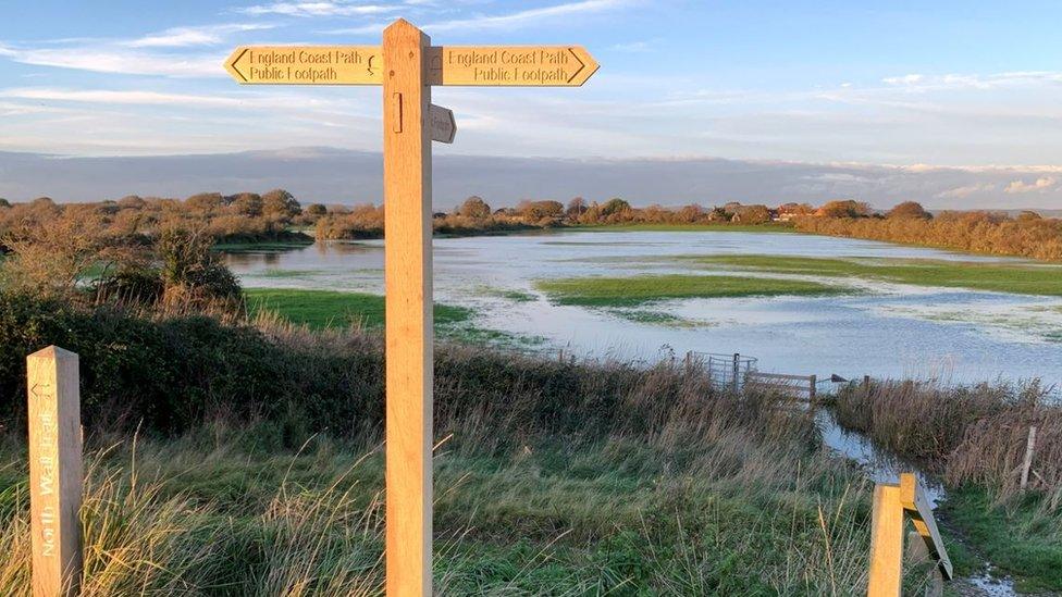 England Coast Path at Pagham