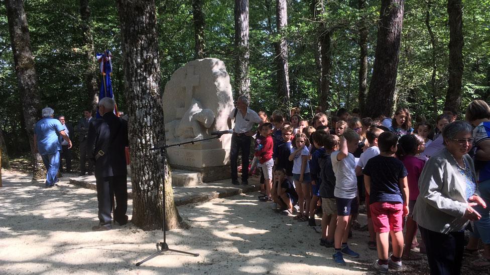 Ceremony with children attending