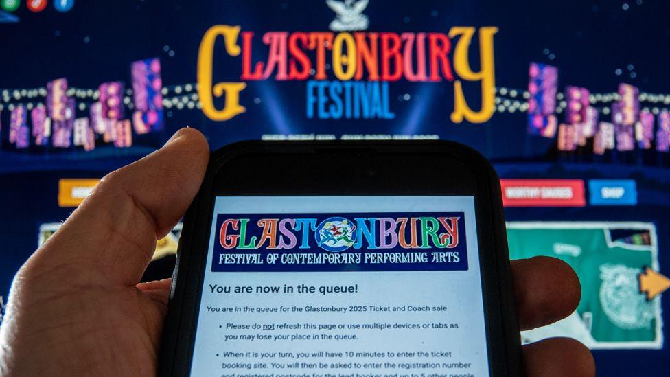 Glastonbury ticket app