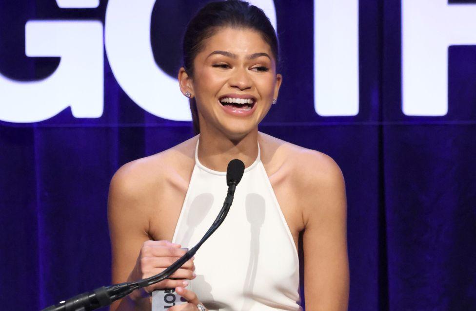 Zendaya speaks onstage during the Gothams 34th Annual Film Awards at Cipriani Wall Street on December 02, 2024 in New York City