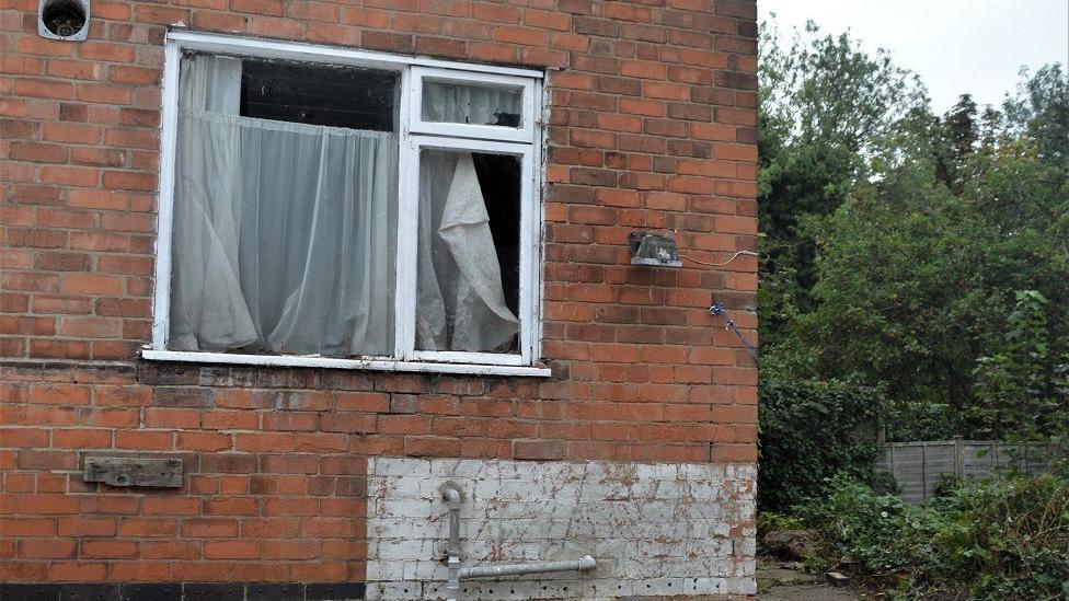 A derelict house 