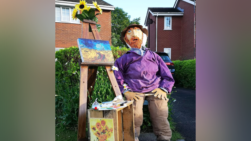 Van Gogh scarecrow