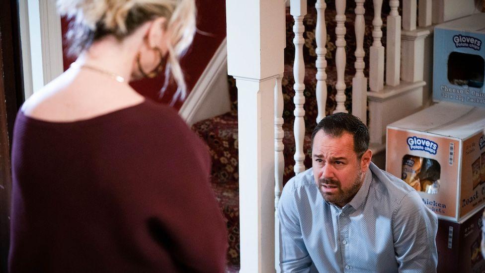 Danny Dyer in an EastEnders scene in 2022