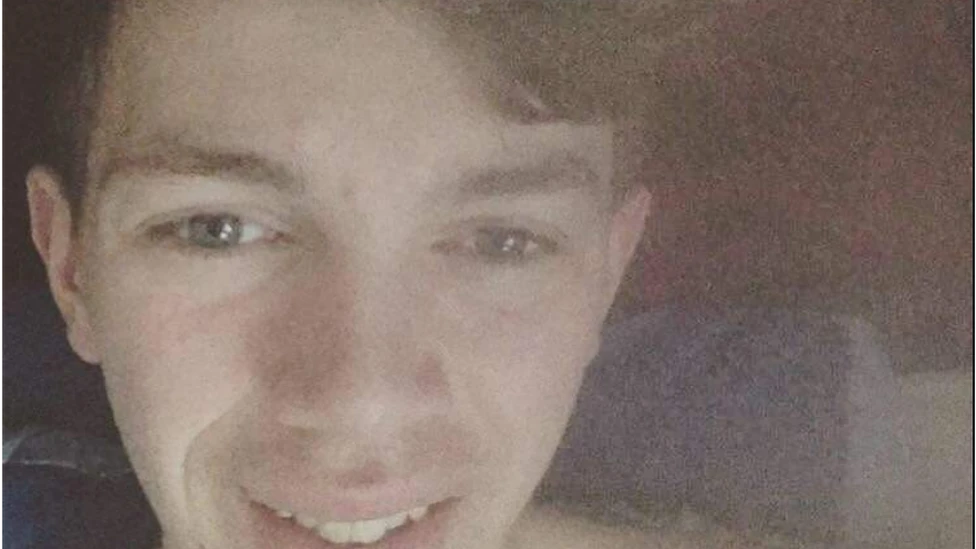 Close-up image of Luke Thompson smiling.