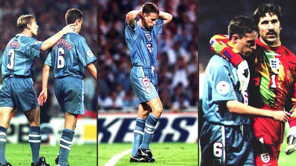 Gareth Southgate missed a decisive penalty for England in the Euros back in 1996.