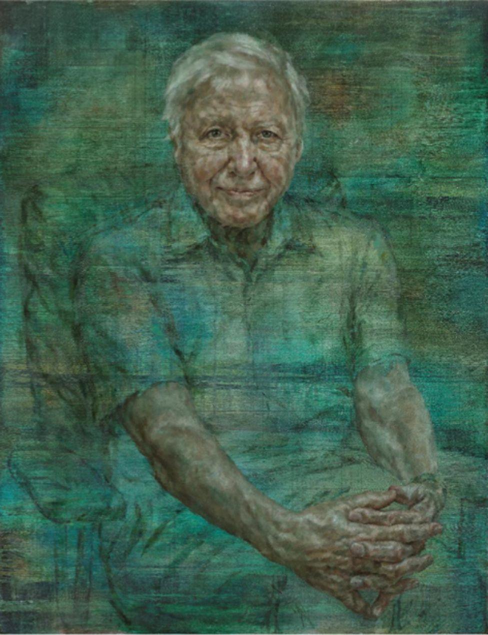 A portrait of Sir David Attenborough