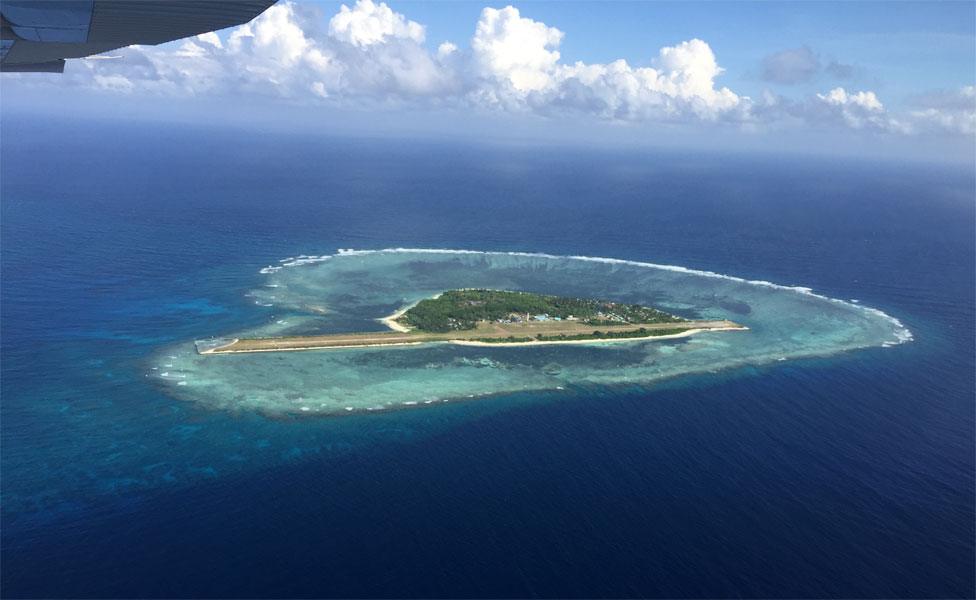 Pagasa island in the South China Sea