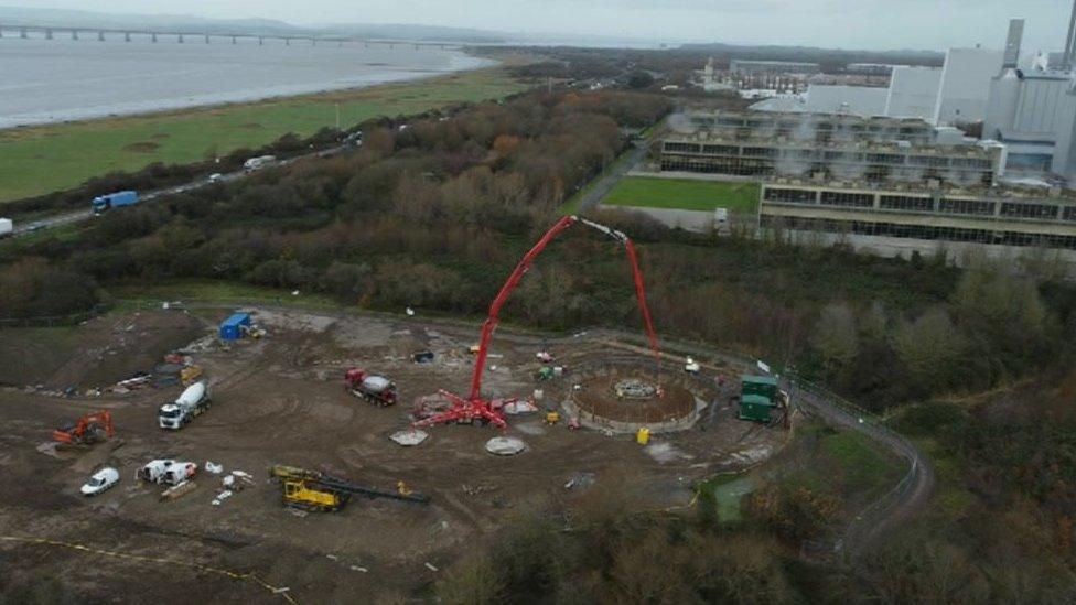 The site in Avonmouth