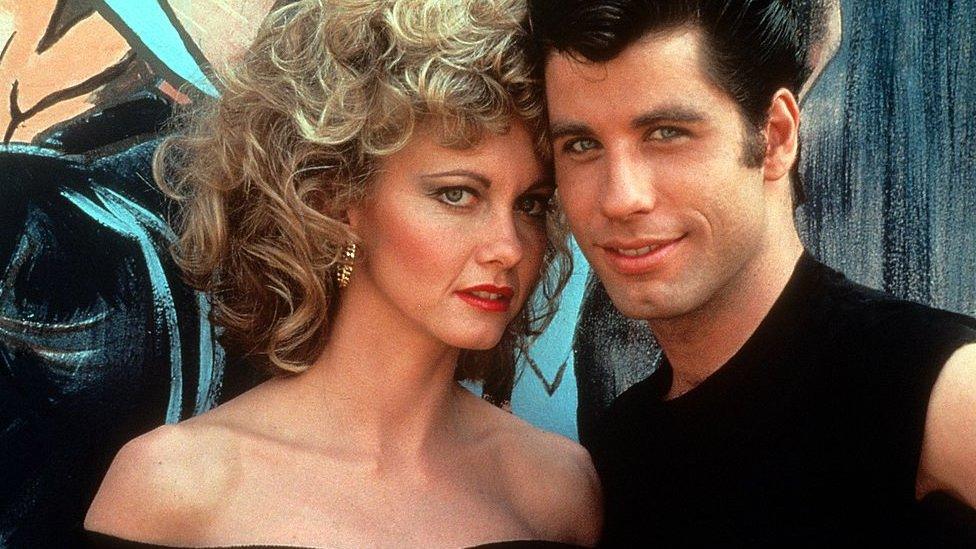 Olivia Newton-John and John Travolta in Grease