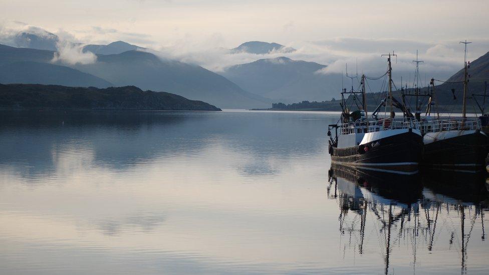 Fishing boats at Ullapool