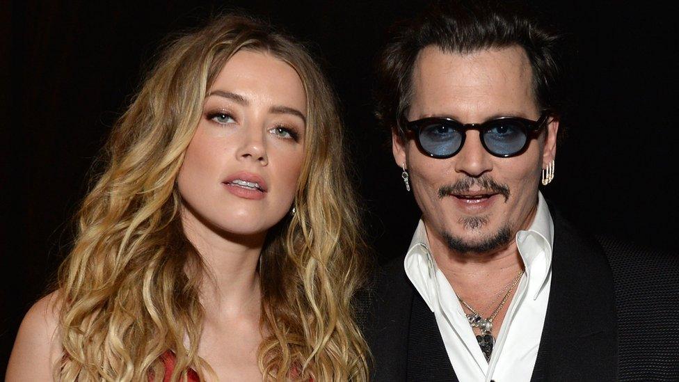 Amber Heard and Johnny Depp