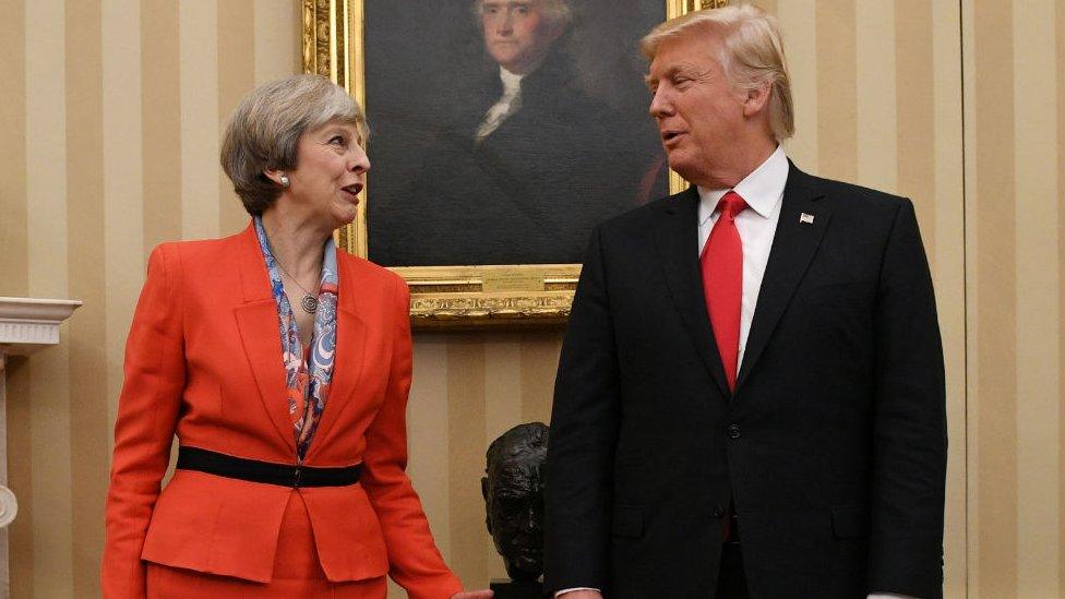 Theresa May a Donald Trump