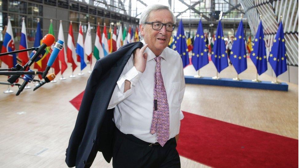 Jean-Claude Juncker arrives for second day of EC summit