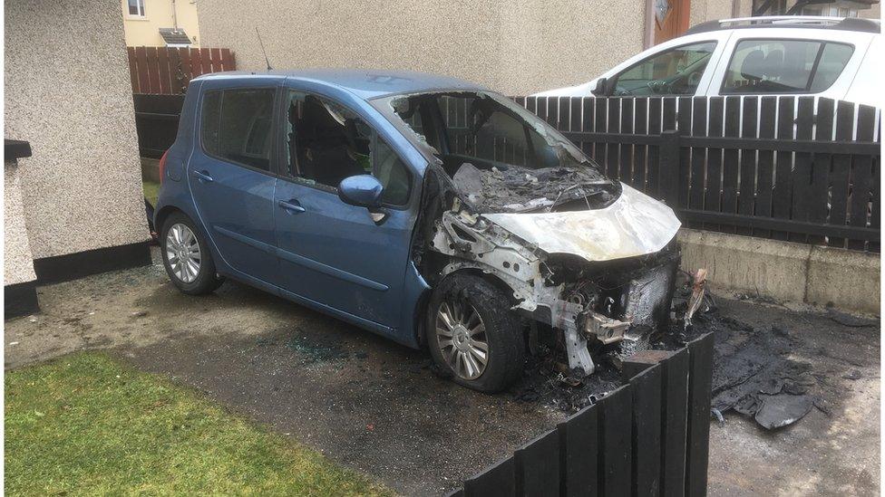 The Londonderry councillor said his family were lucky to escape injury