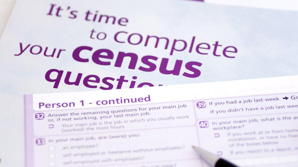 paper census form