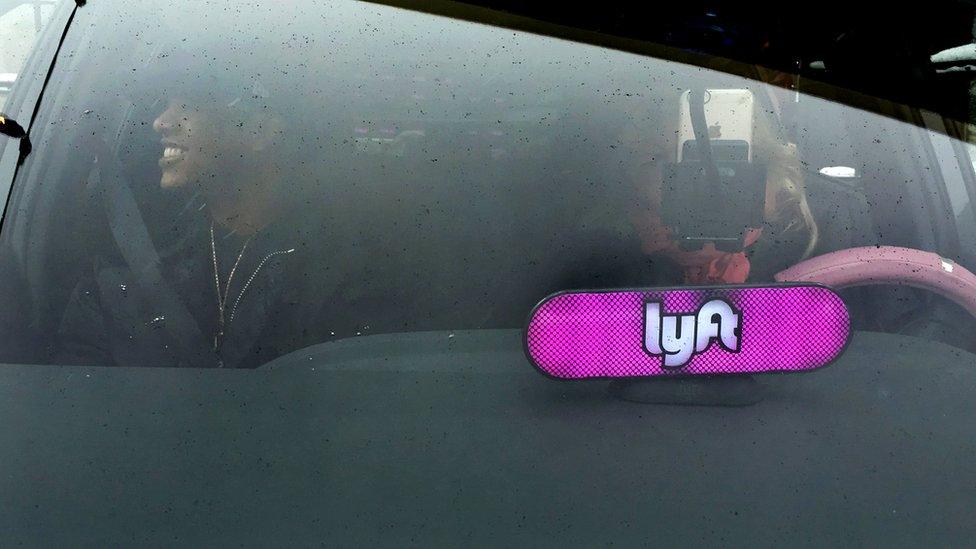 Lyft taxi