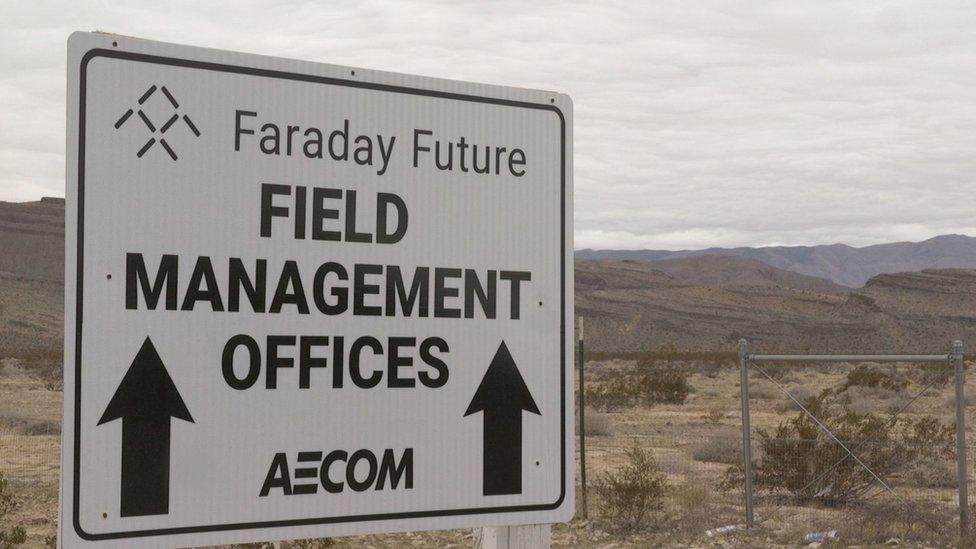 Faraday Future's contractor, AECOM, stopped work on the factory last October