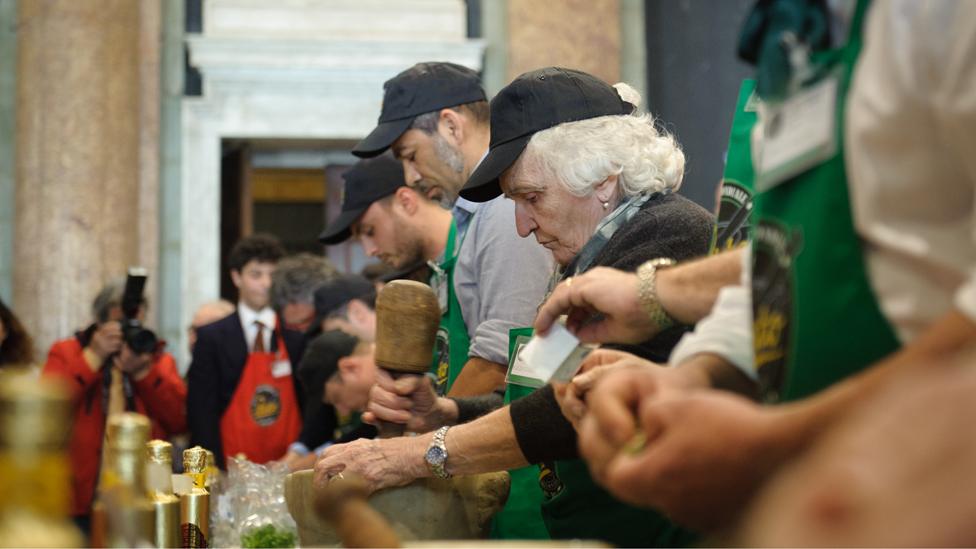 The world pesto-making championship