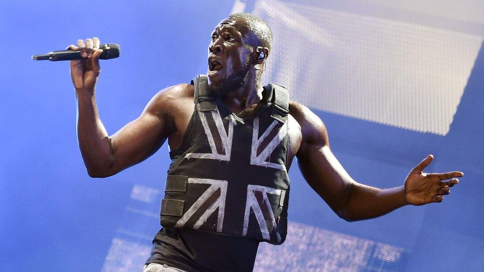 Stormzy tears up Glastonbury's Pyramid Stage in 2019