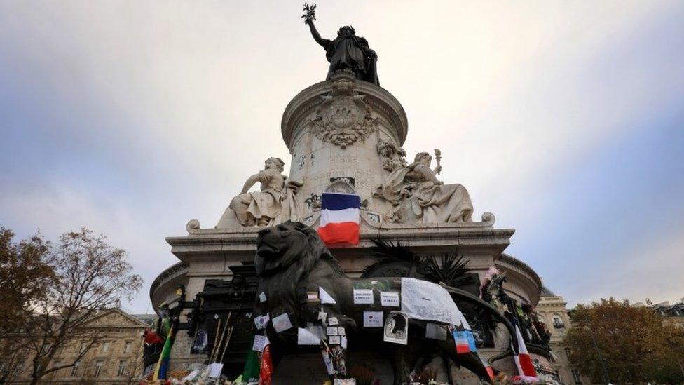 Statue of Marianne at Place de la Republique, Paris