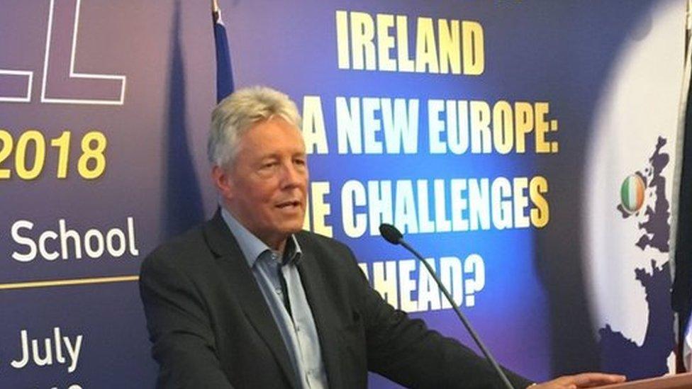 Peter Robinson at the MacGill Summer School on Friday