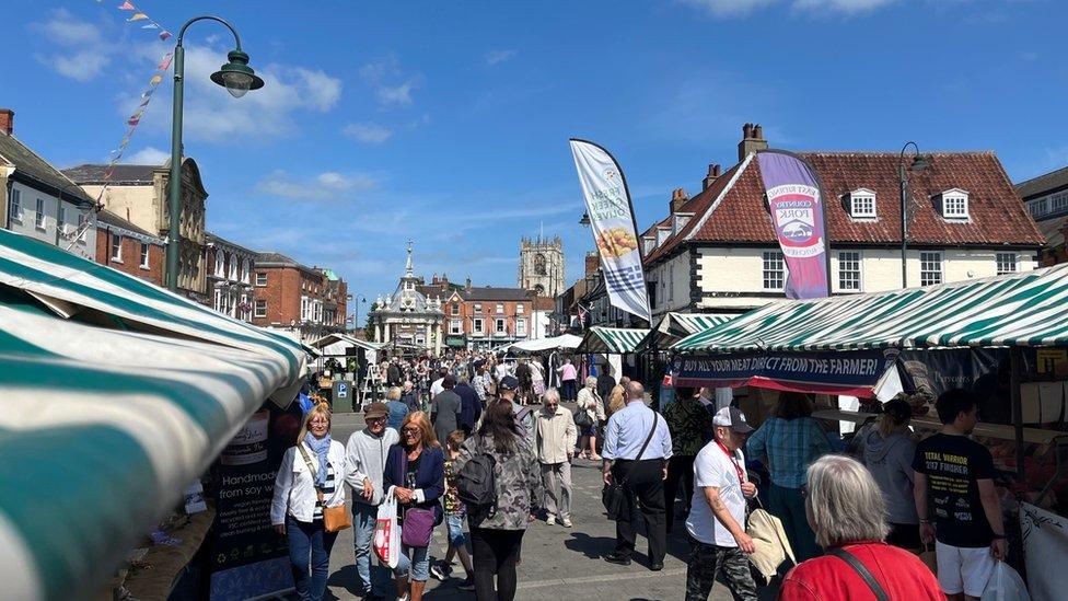 Beverley Market in East Yorkshire