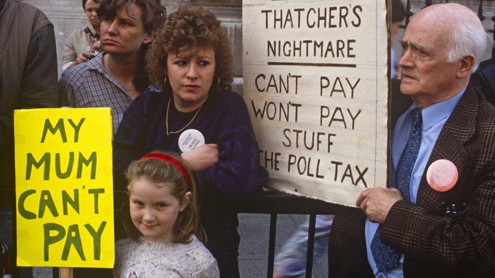 Poll tax protests