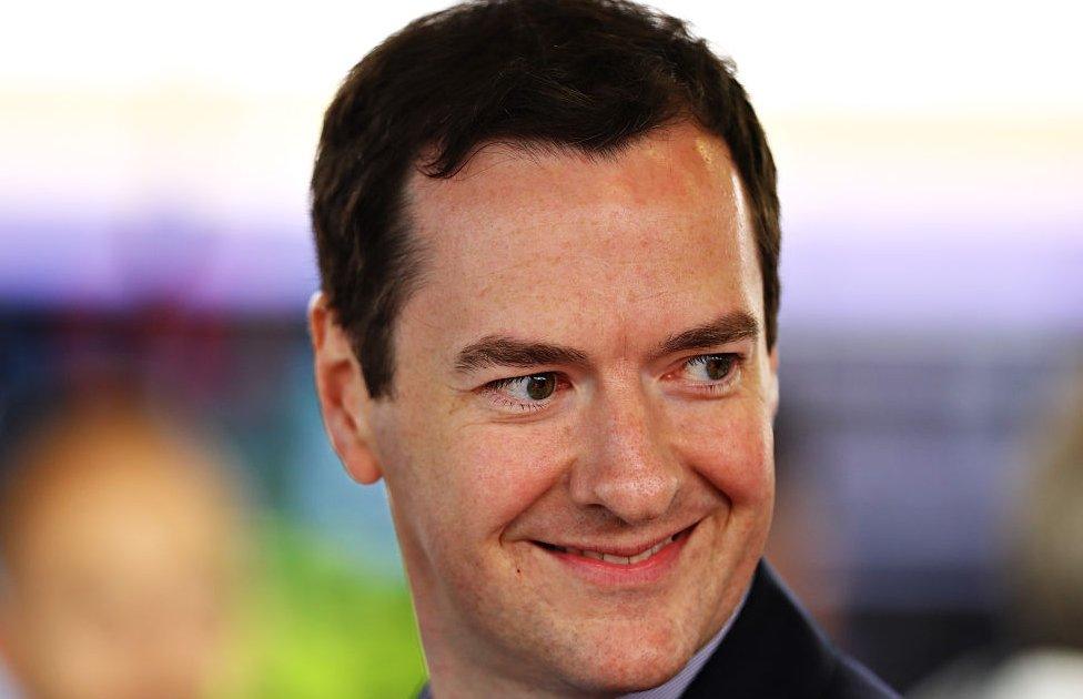 George Osborne at the 2016 F1 British Grand Prix