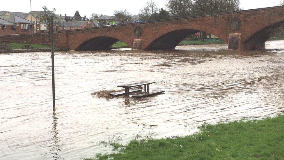 Flooding in Dumfries