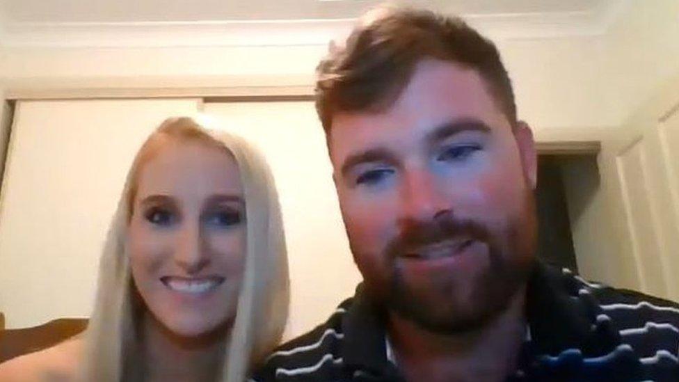 Daniel Nixon and Ashleigh Stewart were due to get married in Northern Ireland but will now marry in Australia