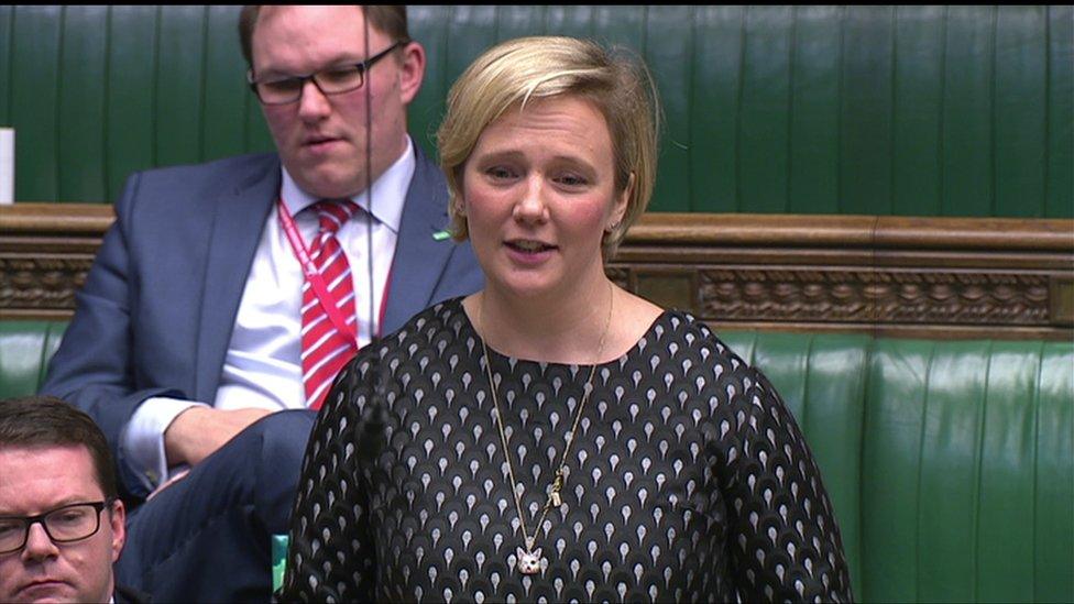 Stella Creasy MP speaking in the House of Commons on Wednesday afternoon