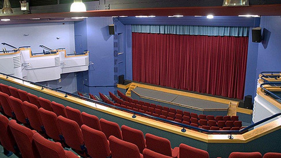 The inside of The Lighthouse Theatre, Kettering, Northants