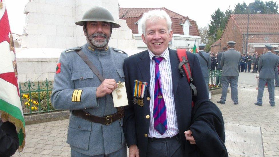 Dr David John at the celebrations