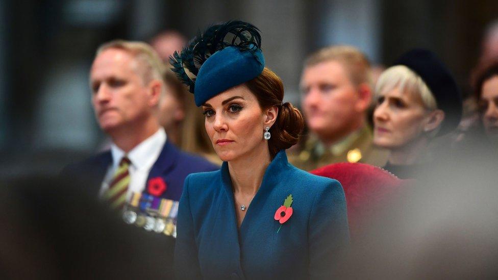 Duchess of Cambridge at Westminster Abbey