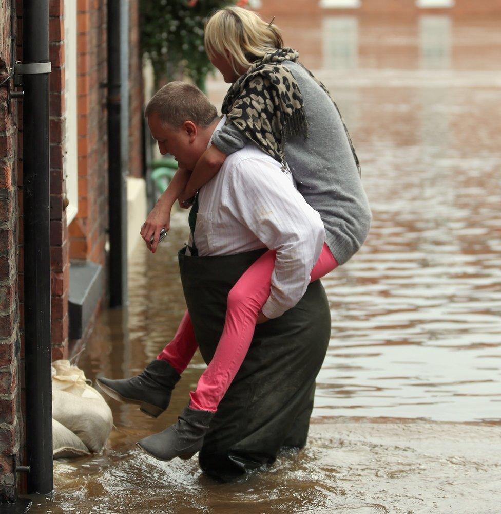 Flooding in York