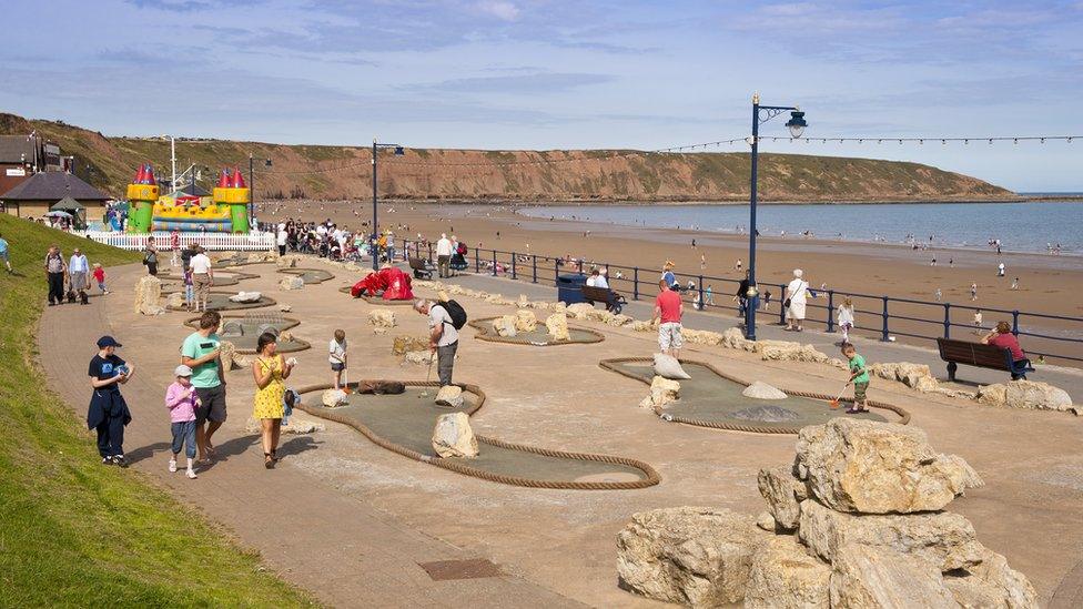 Te seaside resort of Filey is included in the Borough of Scarborough figures