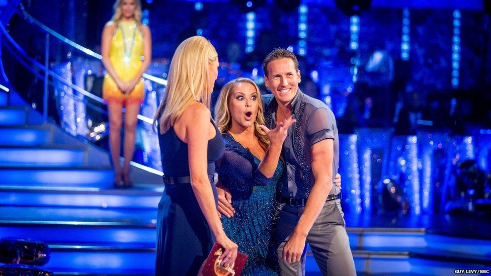 Anastacia and Brendan Cole