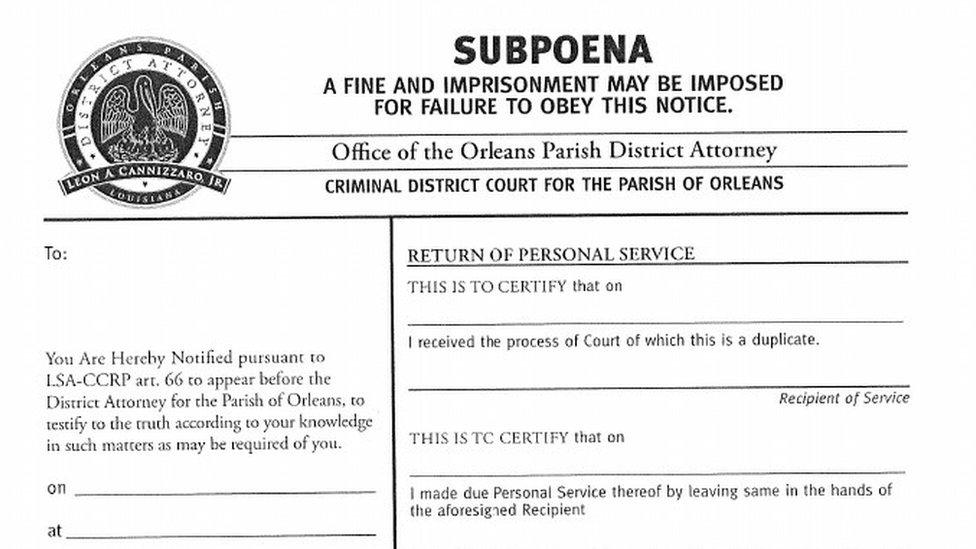 Subpoena