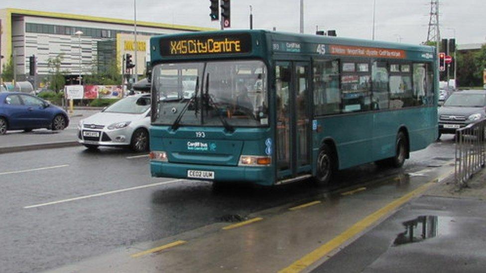 A Cardiff Bus