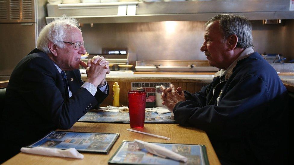 Bernie Sanders and Chuck Jones