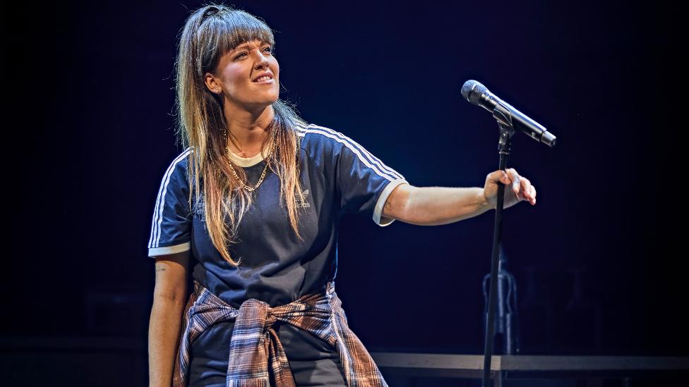 Lauryn Redding as Nikki in Standing at the Sky's Edge in the West End