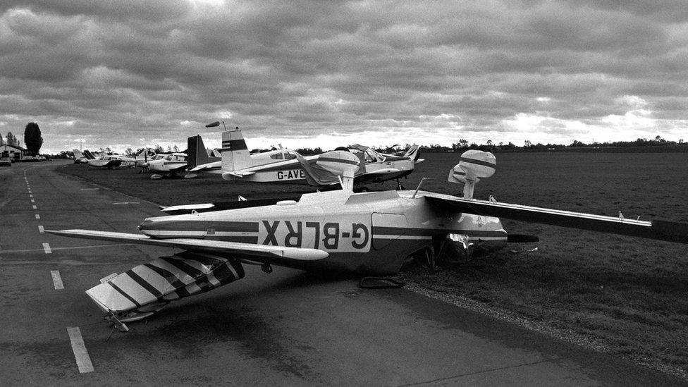 Aircraft at Stapleford Abbotts airfield, Essex