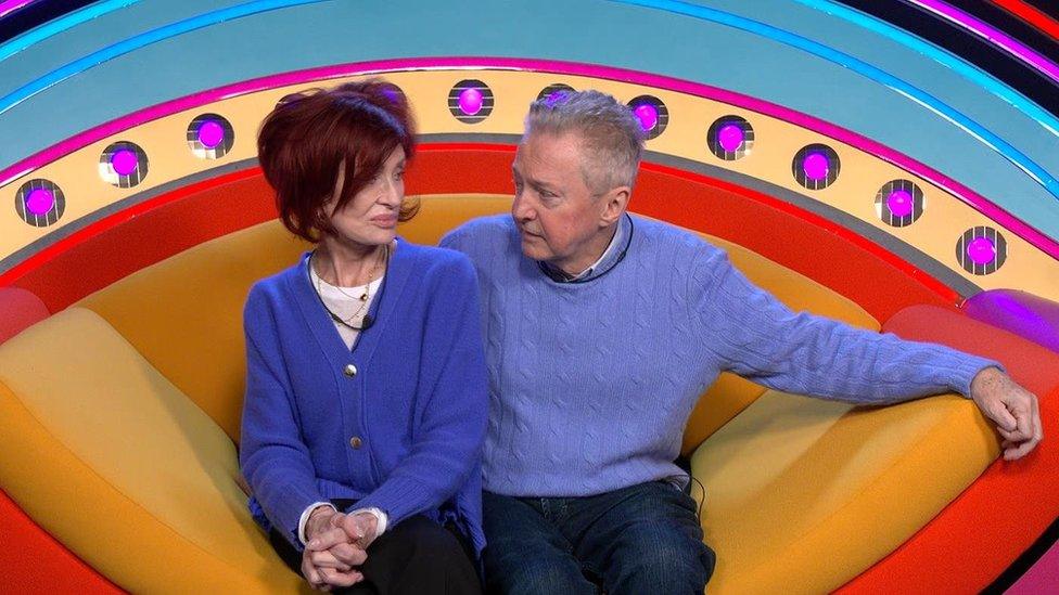 Sharon Osbourne and Louis Walsh