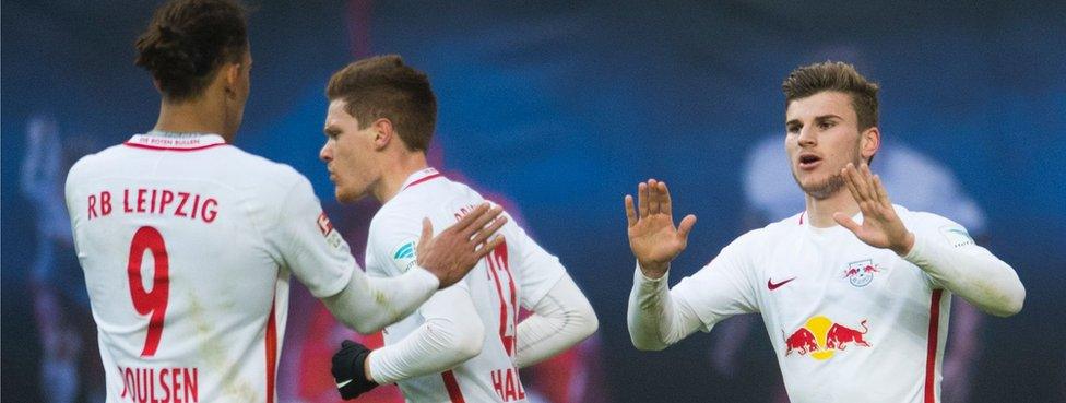 Timo Werner scores against Hoffenheim on 28 Jan