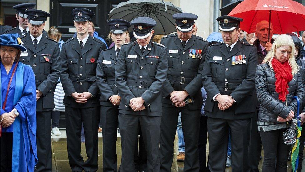 Ceremony at Foregate Street