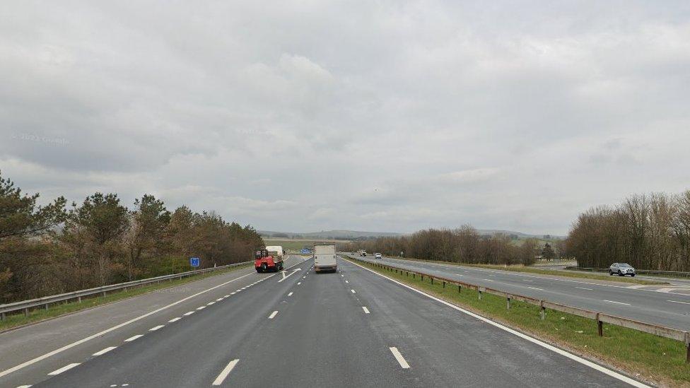 M6 northbound at Tebay