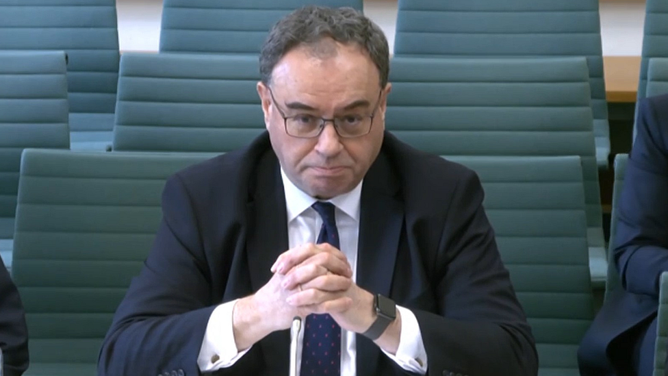 Bank of England governor Andrew Bailey