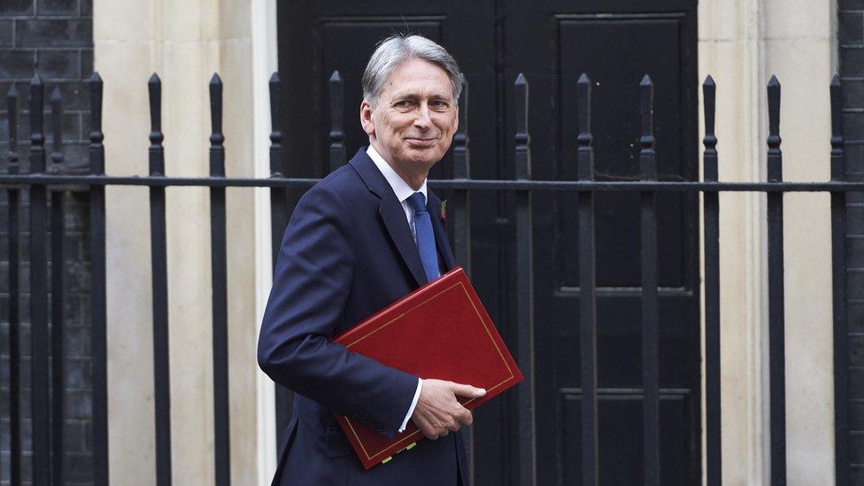 Philip Hammond in Downing Street