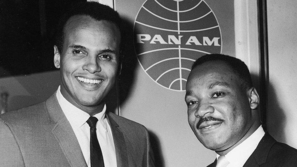 Belafonte and Martin Luther King